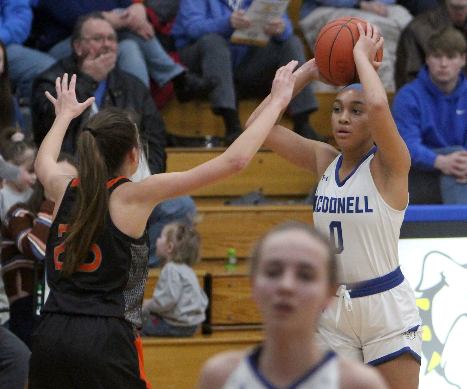 Bloomer at McDonell girls basketball 1-22-22